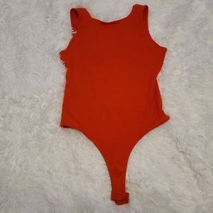 Lulus Ribbed Tank Bodysuit